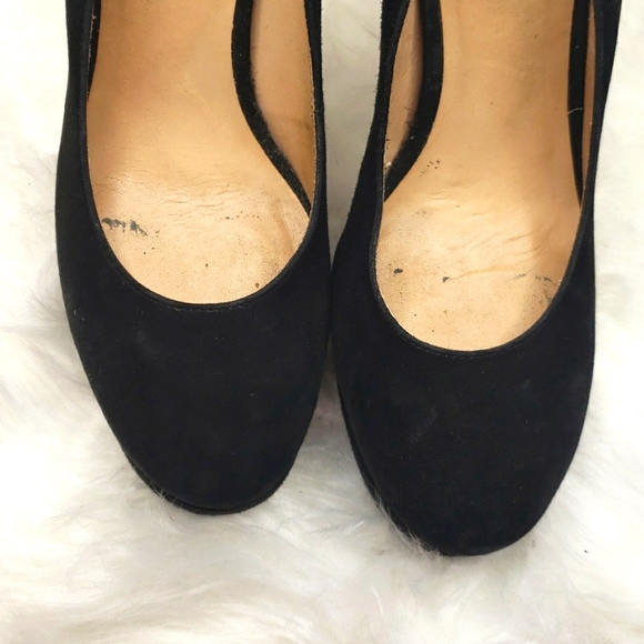Pour La Victoire Alvery Black Suede Platform Pumps size 8.5 - Picture 7 of 12